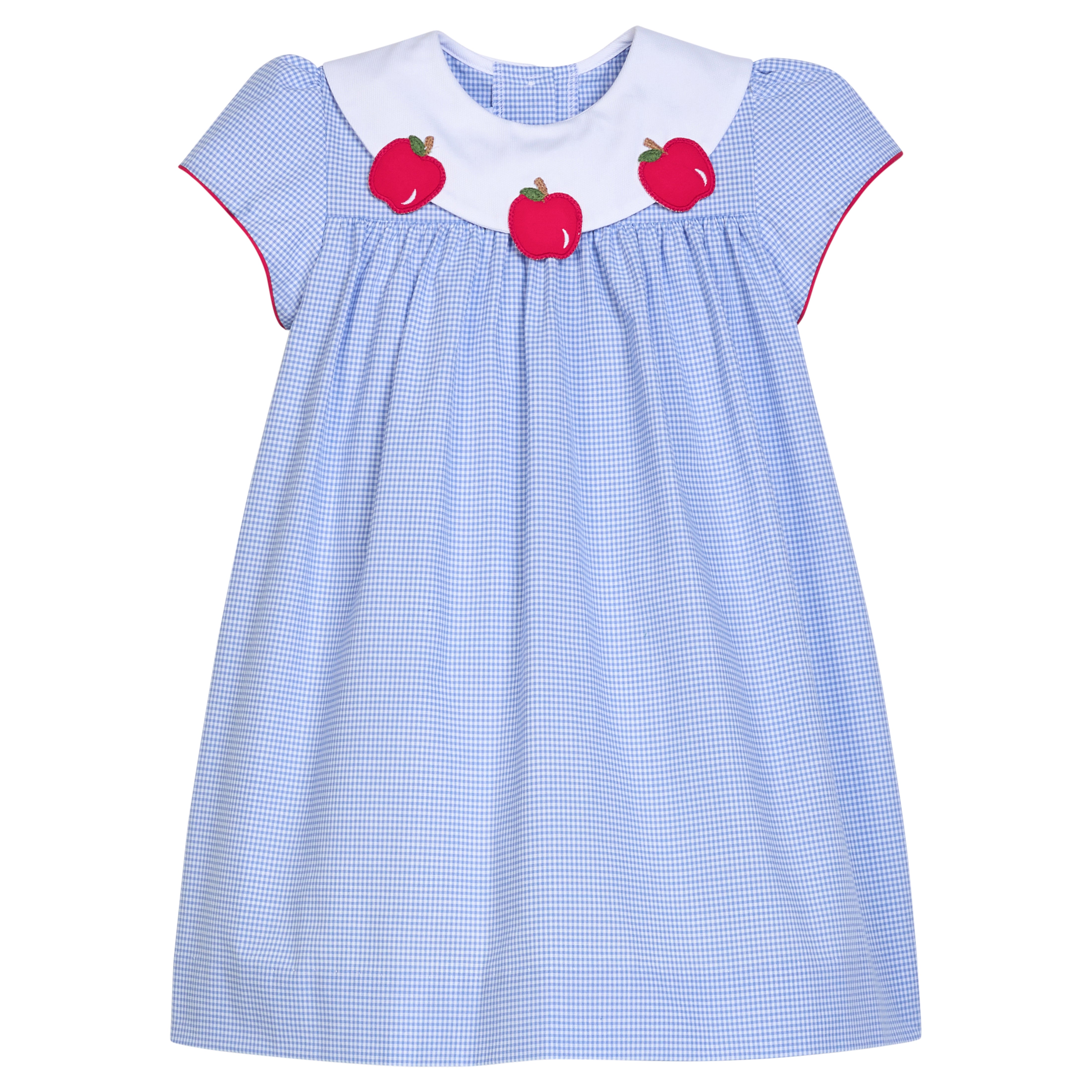 Blue Apples Bib Dress