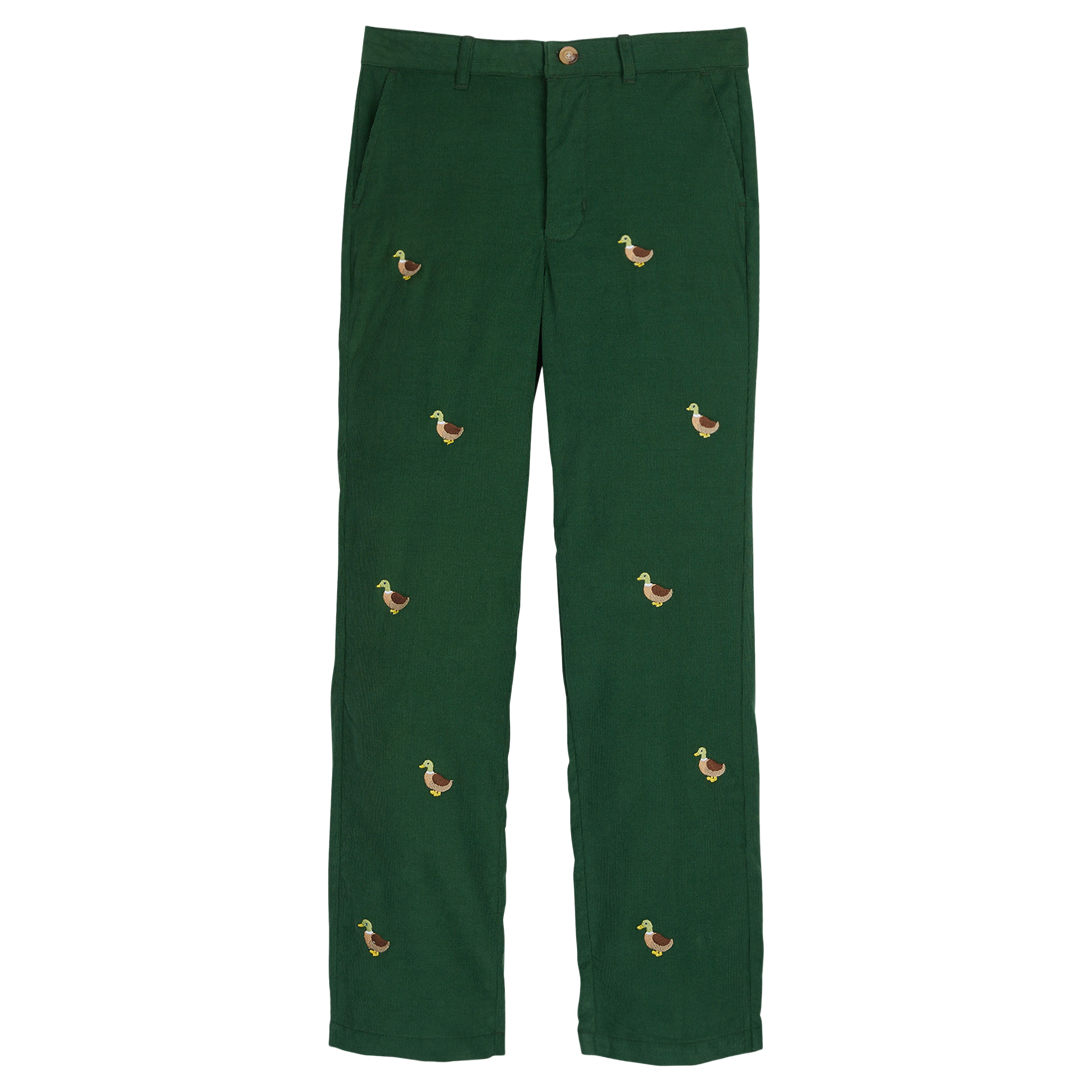 Green Cord Mallard Pants