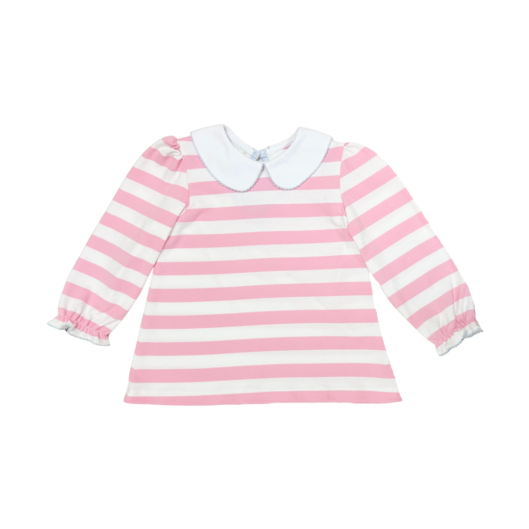 Pink Stripe Caroline Blouse