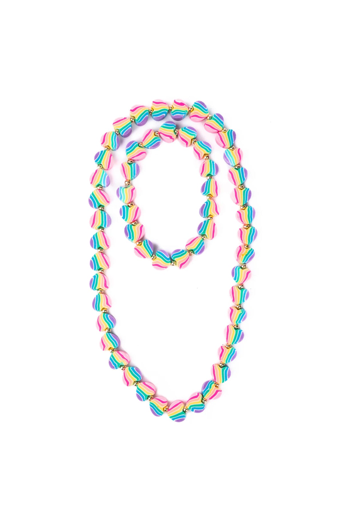 Heart Of Many Colors Necklace Set