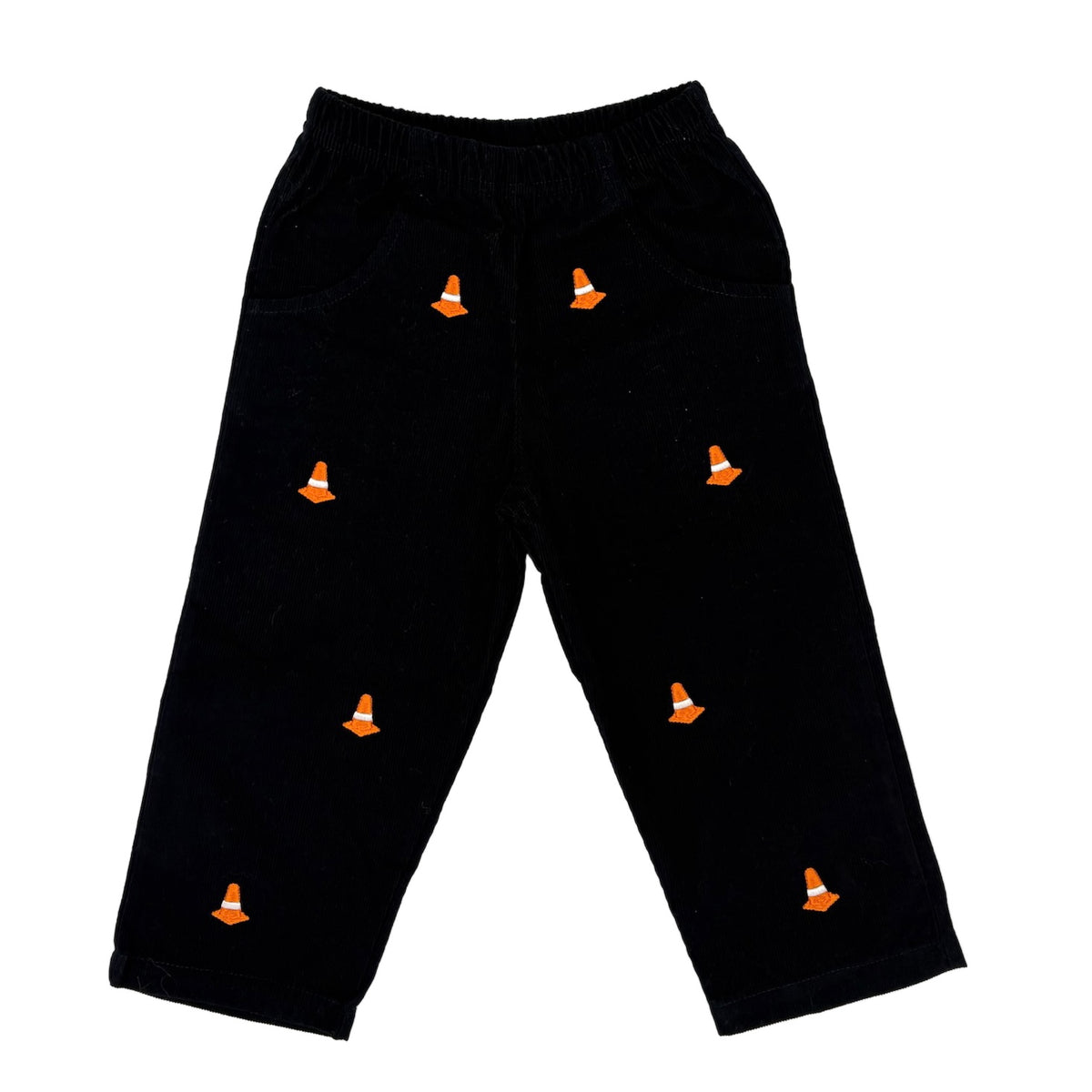 Navy Cord Cone Pants
