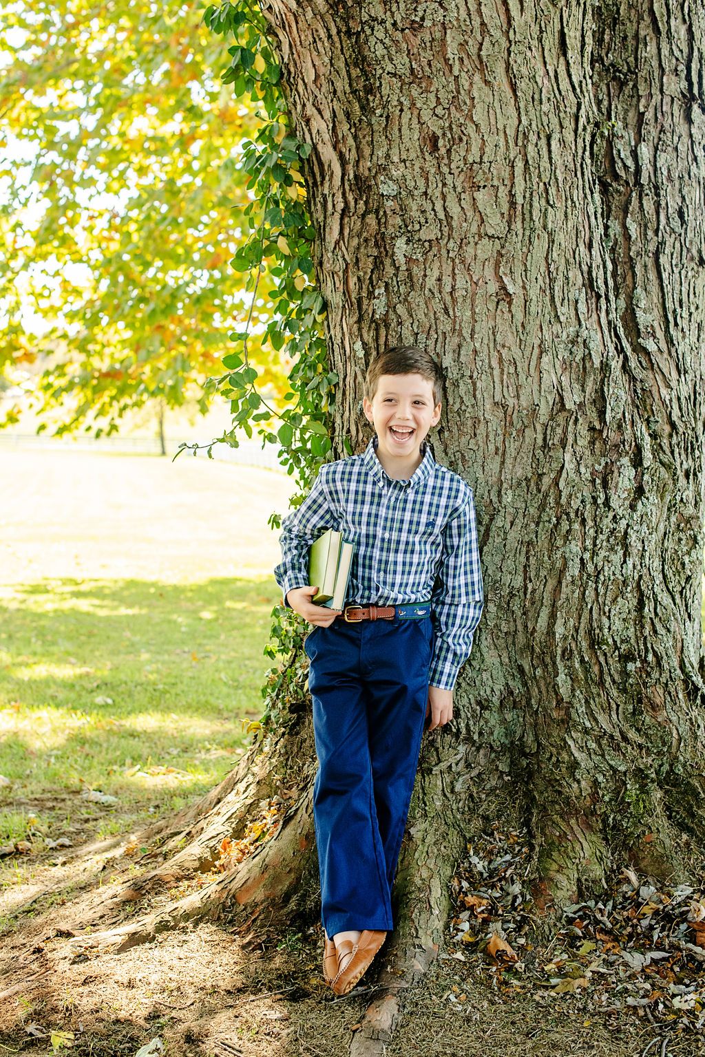 Navy Twill Prep School Pants