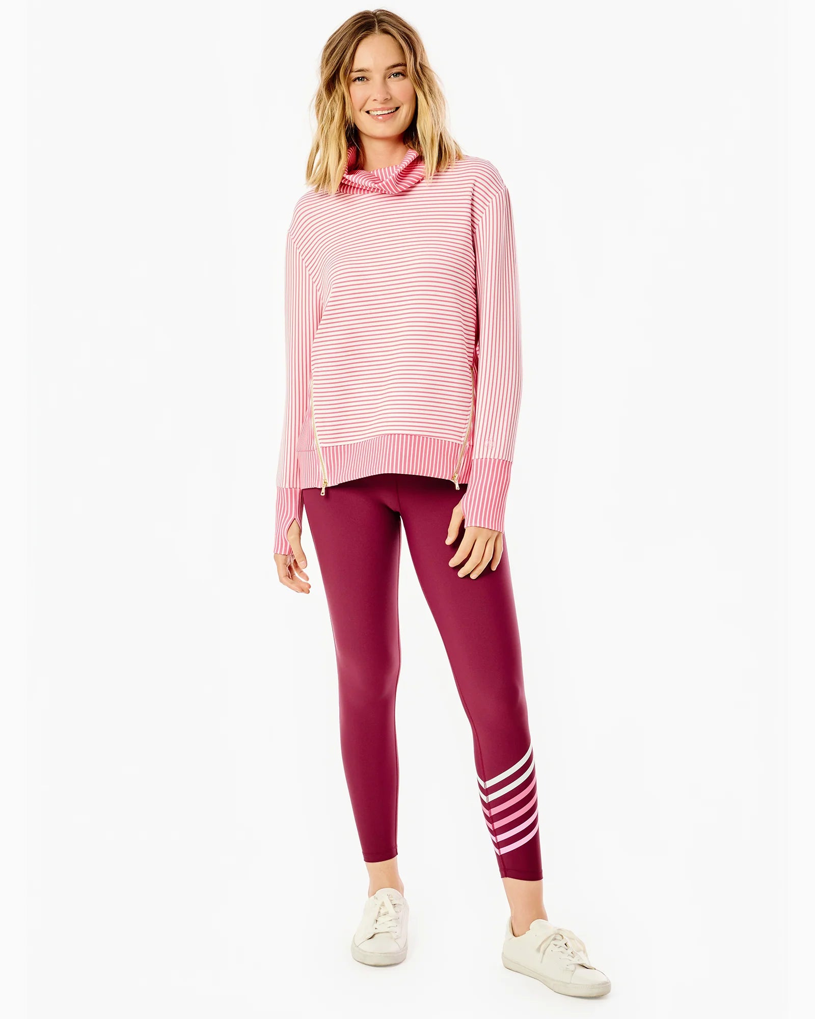 Rose Stripe Everyday Pullover