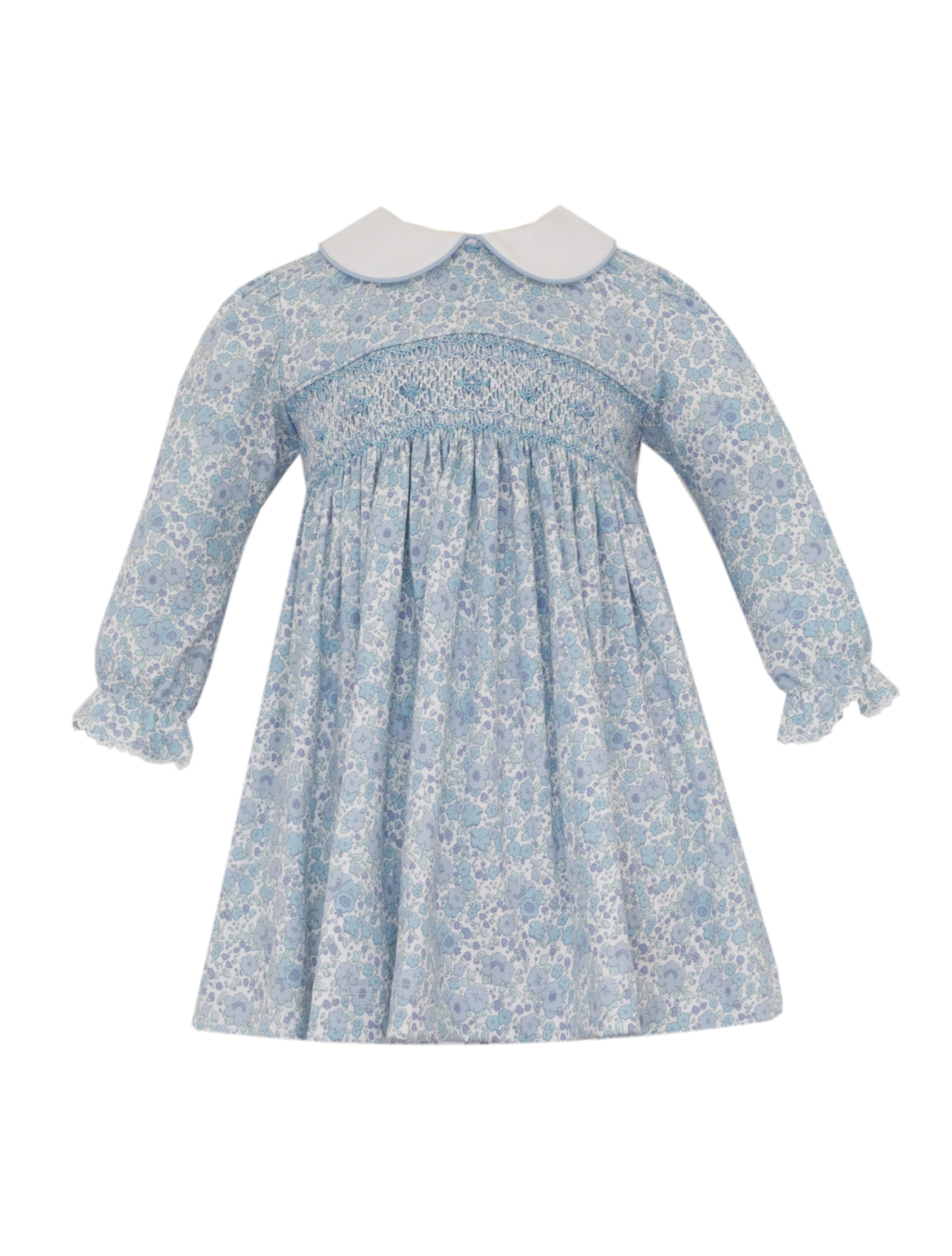 Blue Floral Pima Dress