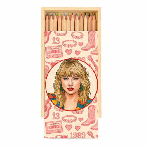 Taylor Swift Colored Pencils