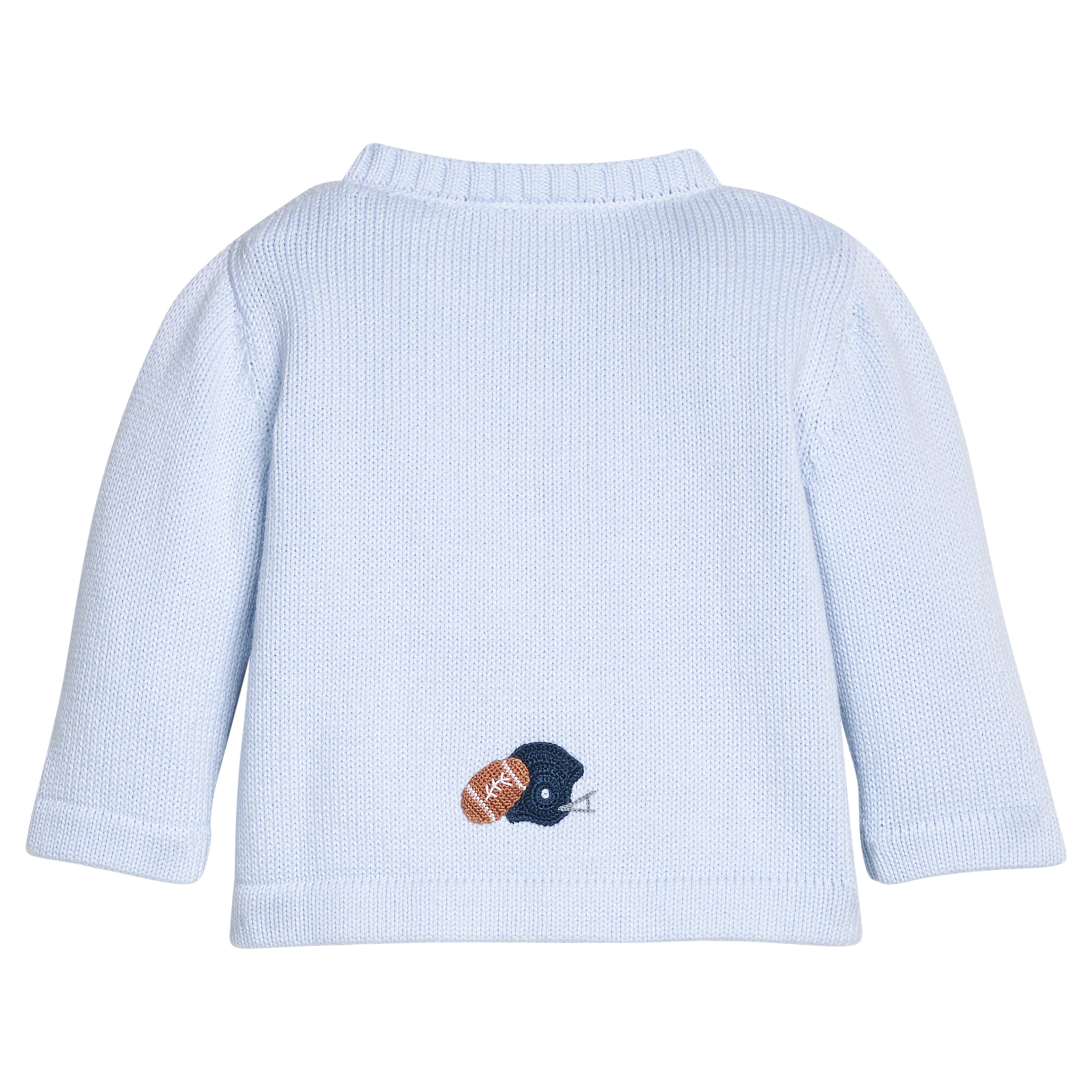 Crochet Football Helmet Cardigan