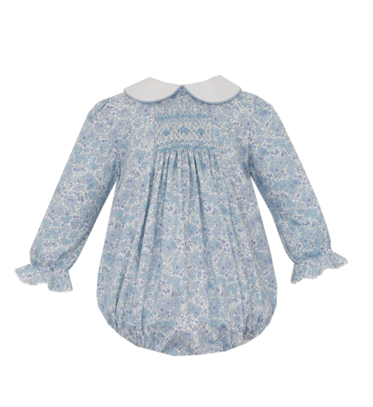 Blue Floral Pima Bubble