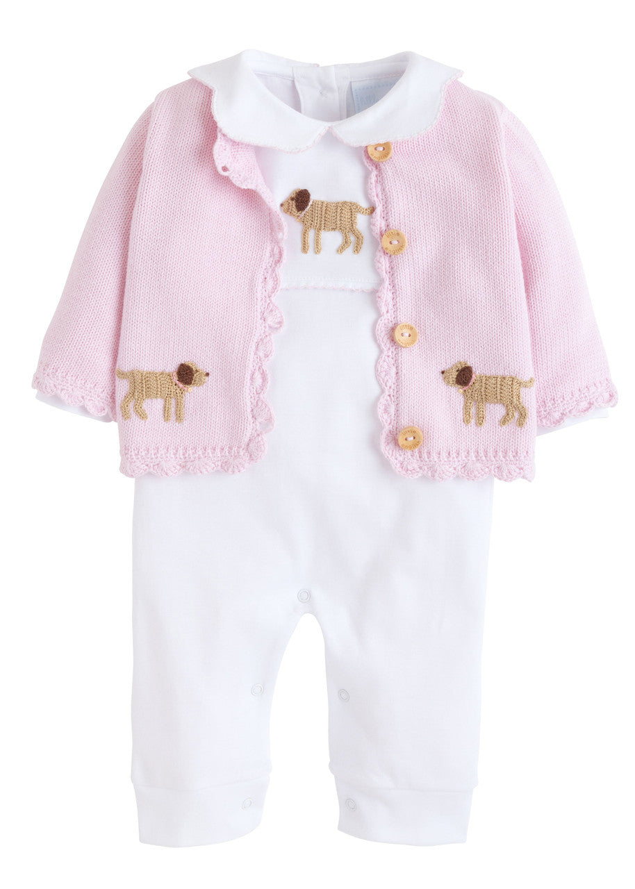Pink Lab Crochet Playsuit