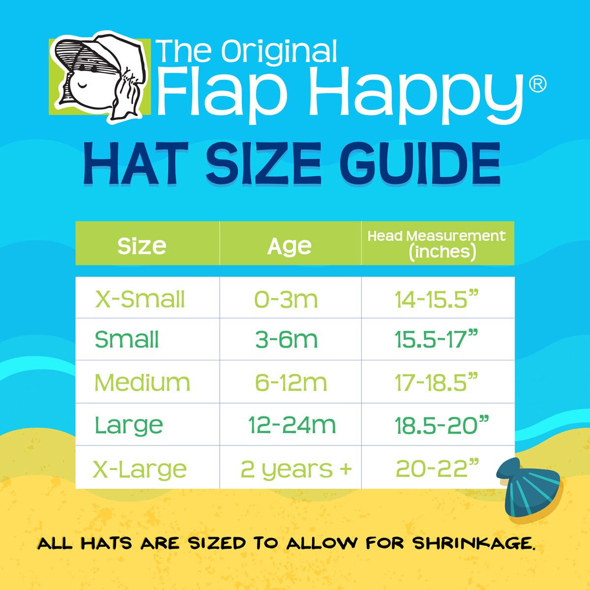 Flap Happy White Hat