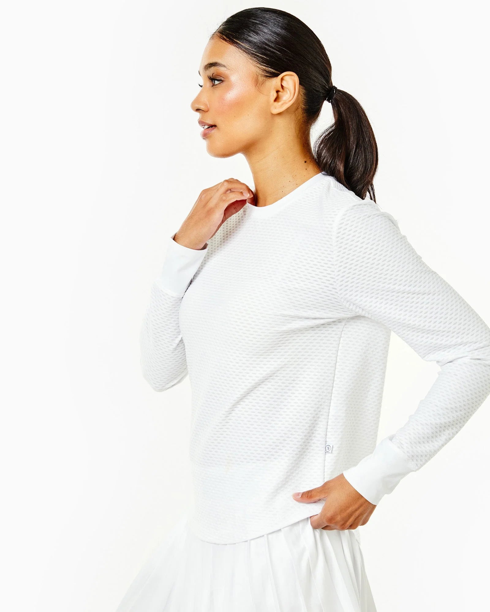 Palmetto Long Sleeve in White