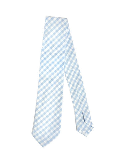 Blue Gingham Tie