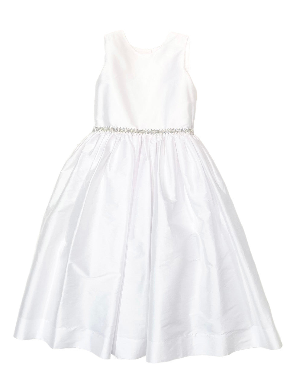White Sleeveless 4943 Dress