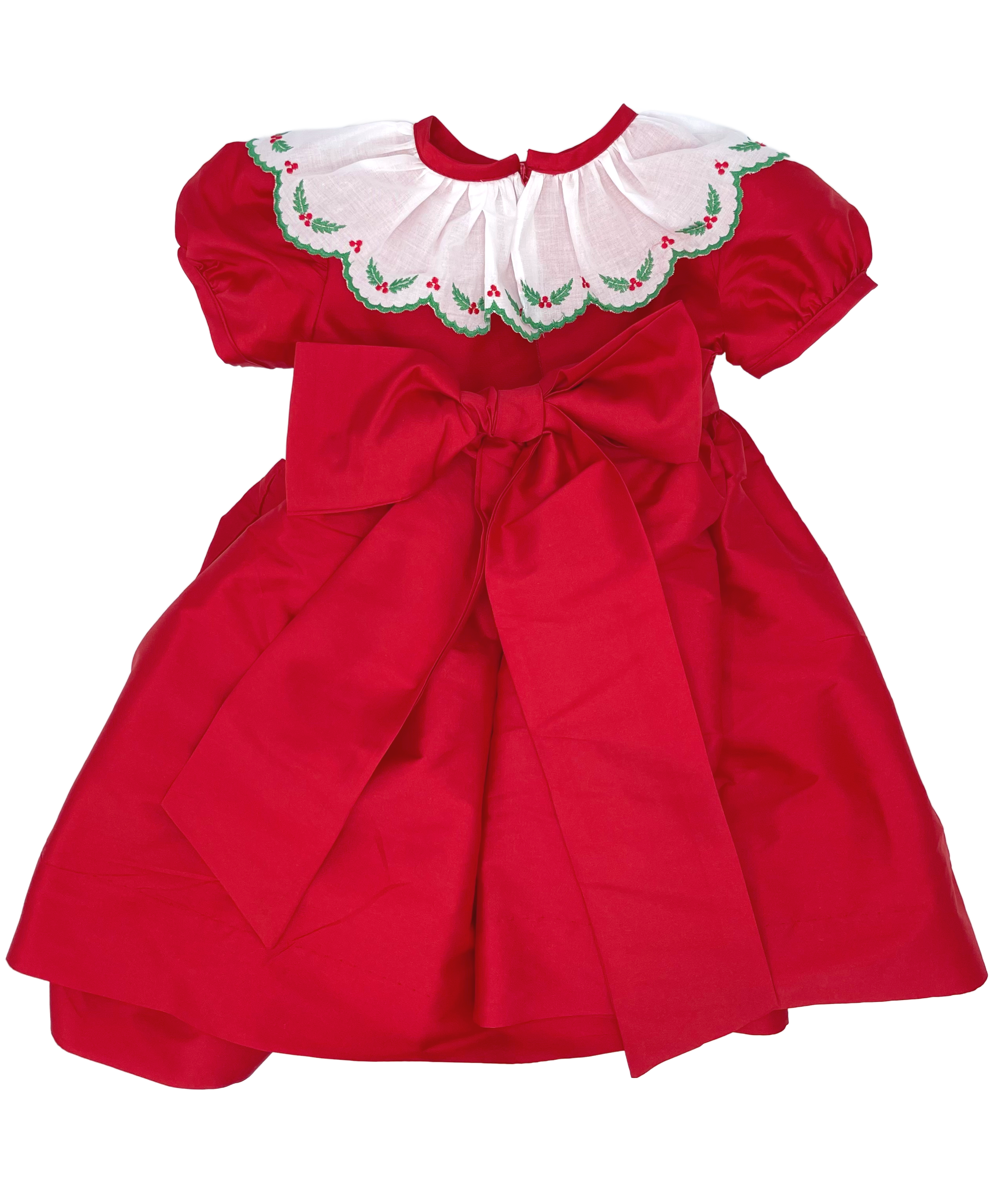 Red Taffeta Holly Dress